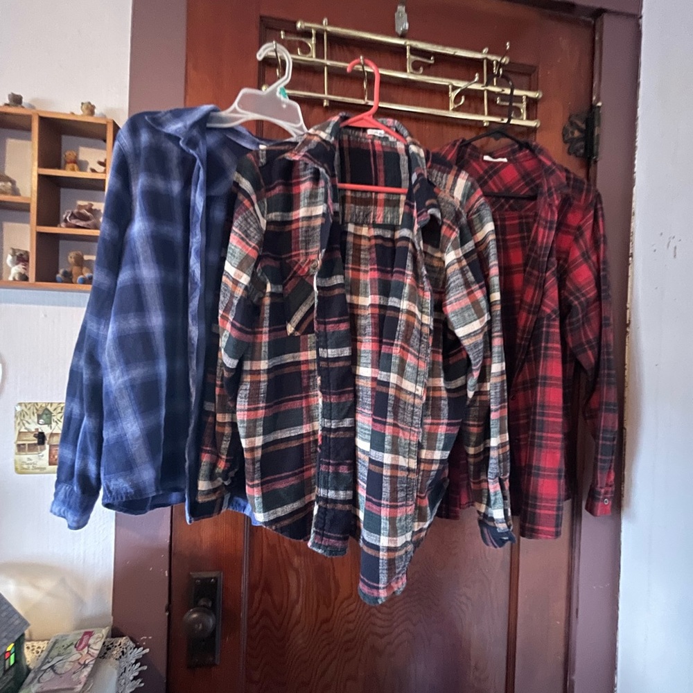 Plaid shirt bundle